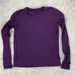 Lululemon Rush Hour Long Sleeve Darkest Magenta